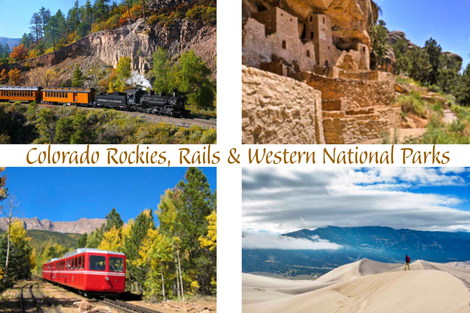 Colorado Rockies, Rails & National Parks - August 8 - 16, 2027